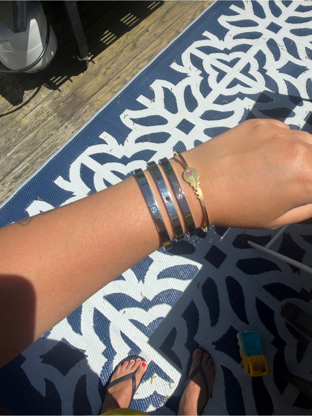 Bundle of 4 EllandEmm cuff bracelets